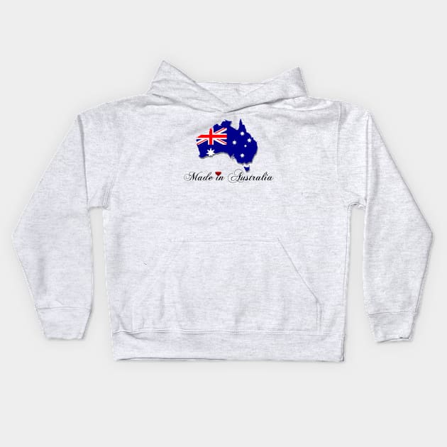 Made in Australia Kids Hoodie by CarolineArts